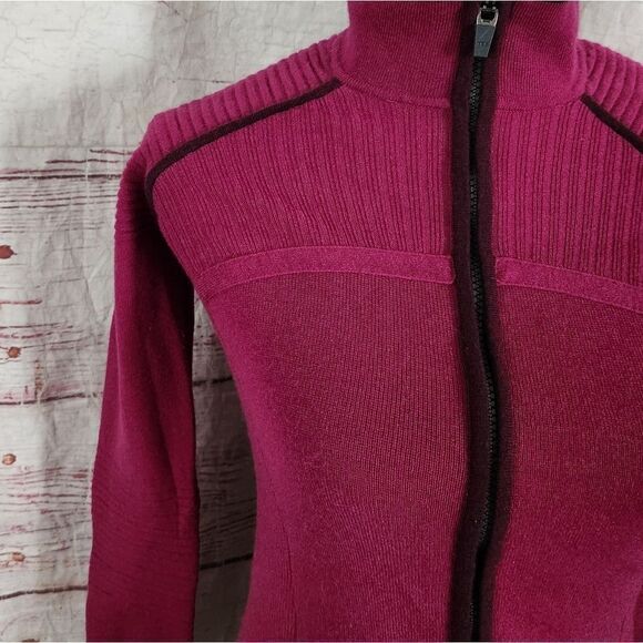 Title Nine Merino Wool Blens Zip Front Sweater Size XS - Picture 4 of 7